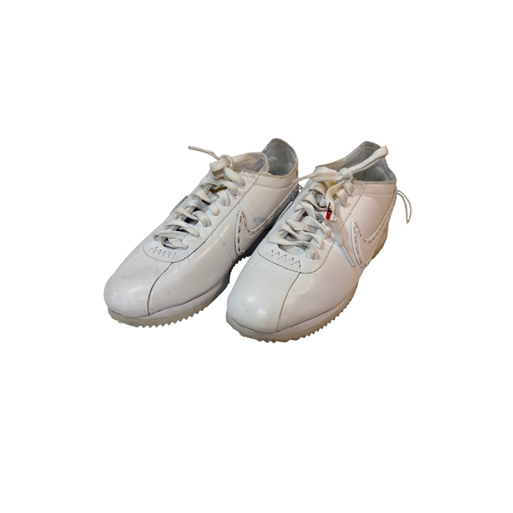 Nike Cortez Basic White Leather Sneakers Athletic Shoes